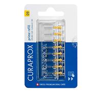 Curaprox Cepillos interdentales CPS 09 Prime, relleno, 8 unidades, amarillo, 0,9 mm de diámetro, 4 mm de eficacia, relleno, sin soporte