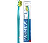 Curaprox CS 5460 Cepillo De Dientes Ultrasuave - Cuidado Bucal Específico Para Adultos | Eliminación Suave De Placa Para Encías Sensibles | Turquesa-Verde | Envase Individual