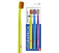 Curaprox CS 5460 Cepillo De Dientes Ultrasuave - Cuidado Dental Y De Encías Para Adultos | Cerdas Curen® Supersuaves Para Una Limpieza Delicada | Verde | Azul | Morado | Paquete Individual