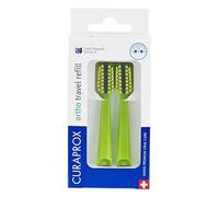 Curaprox CS 5460 Recambio De Viaje Ortho, Paquete 2, Verde, Fab. Suiza