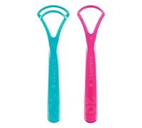 Curaprox CTC 203 Limpiador De Lengua, Color Aleatorio, Fab. En Suiza | Pack Doble, Incluye Raspadores De Una Y Dos Hojas Para Aliento Fresco E Higiene Bucal Diaria