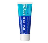 Curaprox Enzycal Zero Pasta Dental, 75Ml, Fabricado En Suiza | Sin Sabor Ni Flúor, Con Enzimas Para Dientes Sensibles, Suave, Sin Menta, Sin SLS
