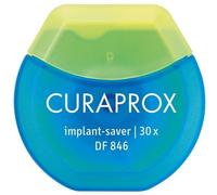 Curaprox Hilo Dental DF 846 Special Care - Hilo Dental Elástico de Microfibra para Aparatos Ortopédicos, Implantes y Coronas | 30 Piezas/Fabricado en Suiza