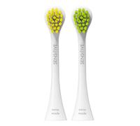 Curaprox Rainbow Sensitive Duo Cabezales De Cepillo Hidrosónico | Amarillo/Verde, Paquete De 2 | Compatible Con Todos Los Modelos De Curaprox Sonic | Fabricado en Suiza