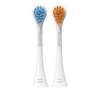 Curaprox Rainbow Sensitive Duo Cabezales De Cepillo Hidrosónico | Azul/Naranja, Paquete De 2 | Compatible Con Todos Los Modelos De Curaprox Sonic | Fabricado en Suiza