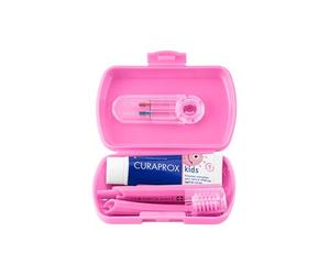 Curaprox Kids Travel Kit Rosa 6-12 Anos