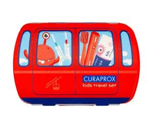 Curaprox Kids Travel Kit Vermelho 6-12 Anos