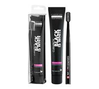 Curaprox Black is White Set de Pasta de Dientes con Carbón Activado y Cepillo Manual - 90 ml