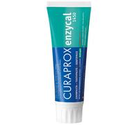 Curaprox Enzycal 1450 Pasta de dientes Pasta de Dientes con Flúor y Enzimas para el Cuidado Bucal Diario/Apoya la Protección de la Cavidad y el Aliento Fresco/Sin SLS, 75 ml/Fabricado en Suiza