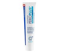 Curaprox Perio Plus Support - Pasta de dientes CITROX con buen sabor contra el mal aliento, inflamatorio y caries, con 0,09% de clorhexidina y ácido hialurónico, sin alcohol, 75 ml