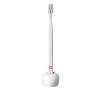 Curaprox Portacepillos Soporte de Cerámica para Cepillos de Dientes Manuales y Eléctricos/Blanco, Paquete Individual/Diseñado en Suiza