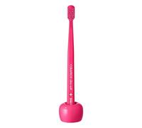 Curaprox Portacepillos Soporte de Cerámica para Cepillos de Dientes Manuales y Eléctricos/Magenta, Paquete Individual/Diseñado en Suiza