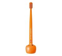 Curaprox Portacepillos Soporte de Cerámica para Cepillos de Dientes Manuales y Eléctricos/Naranja, Paquete Individual/Diseñado en Suiza