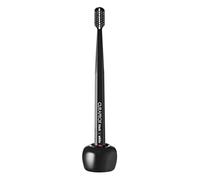 Curaprox Portacepillos Soporte de Cerámica para Cepillos de Dientes Manuales y Eléctricos/Negro, Paquete Individual/Diseñado en Suiza
