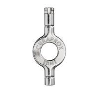 Curaprox Portaescobillas Interdental UHS 409-Mango Plateado de Acero con Sistema de Clic Universal/Paquete Individual/Fabricado en Suiza