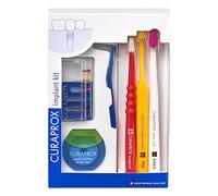 Curaprox Kit De Cuidado De Implantes | Para Implantes Dentales Y Encías Sensibles | Favorece La Cicatrización Y Una Limpieza Diaria Suave | Kit Completo