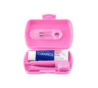 Curaprox Kids Travel Kit Rosa 6-12 Anos