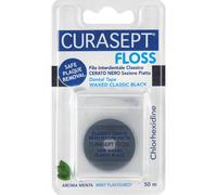 Curasept Floss Hilo Dental Negro Encerado Clorhexidina 50 M 1 ud