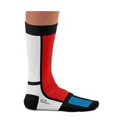 Curator Socks Piet Mondrian - Calcetines (composición 2), rojo