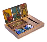 Curawood Tarot Tarot Soporte para Tarjetas - Muestra Tus Tarjetas de afirmación Diaria - Tarot Tarot - Accesorios para Tarot - Tarot Board Altar Stand - Pagan & Wiccan Altar Suministros