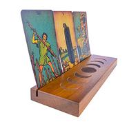 Curawood Tarot Tarot Soporte para Tarjetas - Muestra Tus Tarjetas de afirmación Diaria - Tarot Tarot - Accesorios para Tarot - Tarot Board Altar Stand - Pagan & Wiccan Altar Suministros