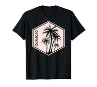 Curazao Caribe Palmeras Isla Camiseta