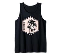 Curazao Caribe Palmeras Isla Camiseta sin Mangas