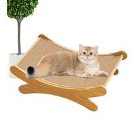 Curbe reversible - Árbol de gato de papel | Gato salvaje con hierba gatera | Árbol para gatos con hierba para jugar y relajarse en casa, gatos activos y curiosos