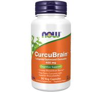 CurcuBrain 400 MG 50 VCAPS De Now Foods