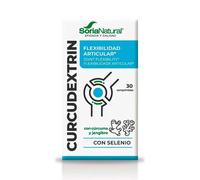 Soria Natural Curcudextrin - Cúrcuma dextrinada con pimienta negra, máxima absorción, 30 comprimidos