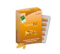 CurcuFit® - 1000 mg Curcumina Meriva® Concentrada - Multiplica x30 la Absorción - Antiinflamatorio Natural - 30 Cápsulas - Cúrcuma en Cápsulas - Mejora la Salud Ósea y Articular