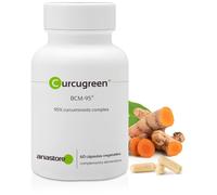 CURCUGREEN™ - Curcumina Biodisponible * 160 mg / 60 cápsulas * Cúrcuma biodisponible titulada al 95% en complejo de curcuminoides