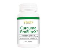 Cúrcuma con curcuminoides, curcuminoides, curcumina, rosehip, vitaminas D3 y C, jengibre. Amplificadores naturales para aumentar la potencia y la bioactividad. Vitality Nutritionals by VitaminExpress.