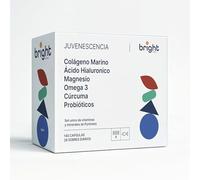 Curcuma con Jengibre + Probioticos + Omega 3 + Magnesio y Colágeno marino con Ácido-hialurónico. Gestión de la Edad, 5 Suplementos en 1 Paquete para Inflamación, Digestión, Mente y Músculos I 28 Dosis