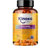 Cúrcuma con Jengibre y Pimienta Negra Extracto de Cúrcuma 20:1 con Boswellia Vitamina C y Cobre 120 Cápsulas Vegetales Kinoko Life