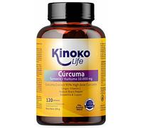 Kinoko Life Cúrcuma 95%, Jengibre, Pimienta Negra y Boswellia 120 Cápsulas