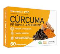 CURCUMA - Cúrcuma y Piperina 60 comprimidos con extracto de cúrcuma, piperina y jengibre, cúrcuma natural + piperina y pimienta negra, cúrcuma vegana, suplemento