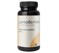 Cúrcuma en Cápsulas - Cursol® - Antiinflamatorias y Antioxidantes - Apoyo Articular y Digestivo + Absorción Mejorada 300% - Complemento Natural Curcumina Micronizada con Pimienta Negra | 60 Cápsulas