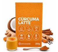 Cúrcuma Latte con Fibra Prebiótica para Digestión y Rutina de Noche