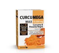 DietMed Cápsulas Curcumega Max 10.000 mg – 95% curcumina y pimienta negra – 60 cápsulas