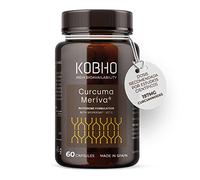 Curcuma Meriva® de máxima absorción | Antiinflamatorio natural formulado con Fitosomas, Pimienta negra y Vitamina C | Sabor neutro y Fácil de tragar | Dosis recomendada por AESAN.