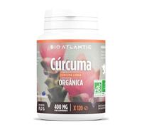 ✿ Cúrcuma Orgánica - 1200 mg por dosis diaria - Curcumina - 120 comprimidos - Alta Concentración, Formato Ahorro, Premium y Vegetal
