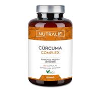 Cúrcuma Orgánica con Jengibre y Pimienta Negra (1420mg x Dosis) - Curcumina y Piperina - Turmeric Cúrcuma BIO -120 Capsulas Nutralie