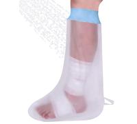 CureSquad Fundas de yeso para patas de ducha, fundas impermeables para ducha para adultos, protector de yeso suave y cómodo, bolsa de yeso reutilizable para vendaje, bolsa de ducha elástica para