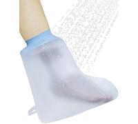 CureSquad Impermeable Protector Escayola Pie Adulto, Suave y Cómoda Funda Escayola Pie, Fundas de Yeso para Tobillo para Ducha Adulto, Protector de Yeso Reutilizable, Bolsa elástica para vendas