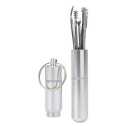 Cureta de Oreja, Púa Ergonómica de Acero Inoxidable Portátil para Viajes en el Hogar, Vida Diaria para Miembros de la Familia