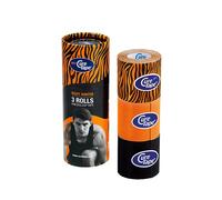 CureTape 3 Rollos (5cmx2.5m) | Cinta Kinesiológica Impermeable | Adhesión Extra Fuerte | Cinta Elástica para Deporte y Actividades Diarias | Diseño Night Hunter