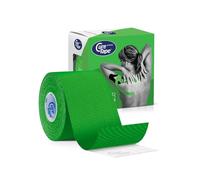 CureTape Classic 5cm | Vendaje Kinesiológico Resistente al Agua | Cinta Médica | Venda Neuromuscular | La Mejor Adhesión | Aumenta la Movilidad y el Rendimiento | Reduce el Dolor Articular (Verde)