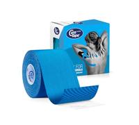 CureTape Classic 5cm | Vendaje Kinesiológico Resistente al Agua | Cinta Médica | Venda Neuromuscular | La Mejor Adhesión | Aumenta la Movilidad y el Rendimiento | Reduce el Dolor Articular (Azul)