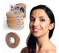 CureTape Classic Beauty | Cinta Facial para la Cara | 5 Rollos de Tiras de 1 cm | Hipoalergénico y para el Uso en Taping Facial y de Belleza | Arrugas y Líneas Finas